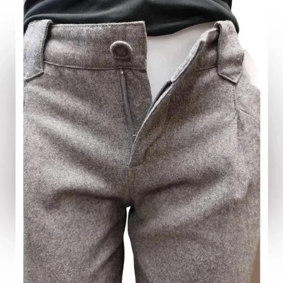 Free  Bird Collection Wool Blend Grey Capri Size 26 - Picture 4 of 12